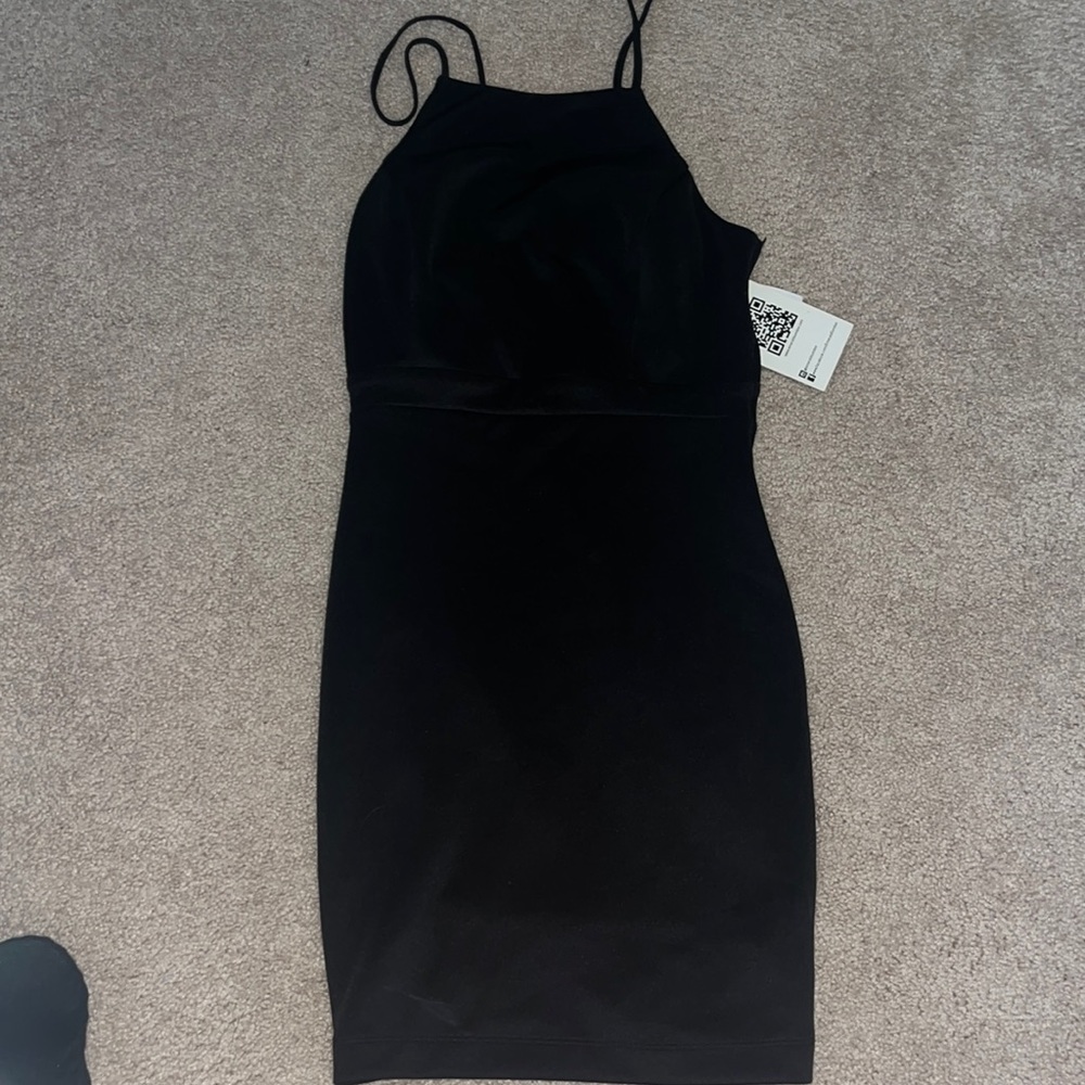 Black short tight dress size M
